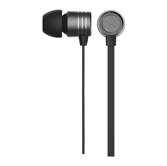 Verbatim Space Grey In-Ear Earphones with Mic & Volume Control, 3.5mm Gold-Plated Connector, 1.2m Cable