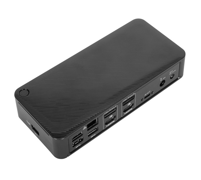 Targus Universal USB-C Dual Video 4K Docking Station with 100W Power Delivery, 2x HDMI 2.0, 2x DisplayPort, USB 3.2 Gen 2, Gigabit Ethernet, Audio Combo - Model DOCK182AUZ