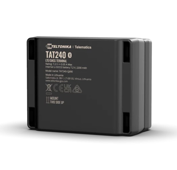 Teltonika TAT240 Tamper-Proof Asset Tracker with 4G LTE Cat 1, Multi-GNSS & Bluetooth LE, IP68 Rugged Design