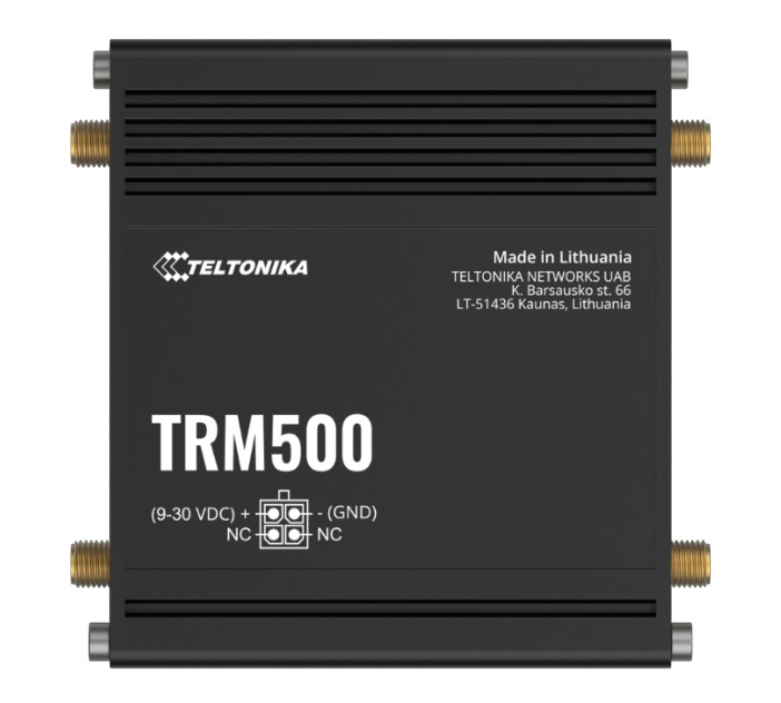 Teltonika TRM500 Industrial 5G Cellular Modem with USB Type-C, 3.4 Gbps, 4G LTE Cat19 Backward Compatible, PSU Included