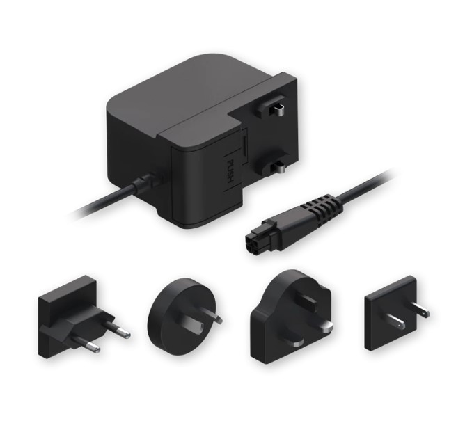 Teltonika Universal Power Supply 9W 9V DC 1A with Exchangeable EU/US/UK/AU Plugs PR3PUPS3