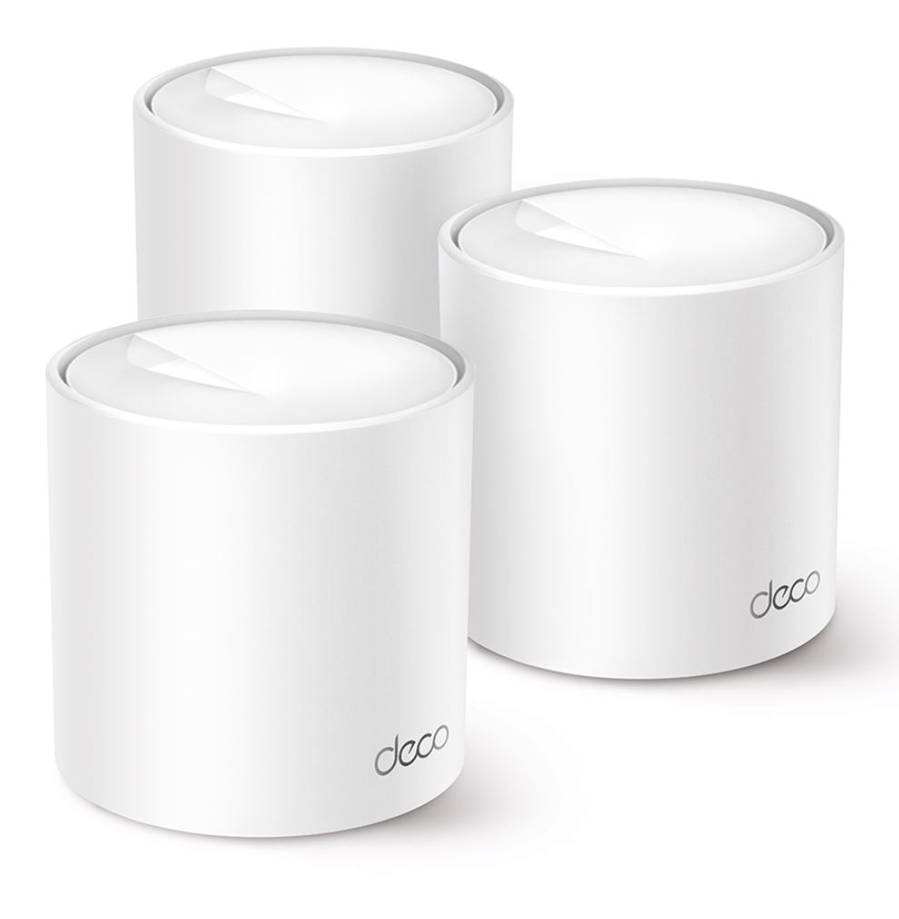 TP-Link Deco X50 Pro (3-Pack) AX3000 Whole Home Mesh WiFi 6 System with 2.5 Gbps Ports & AI-Driven Mesh Coverage