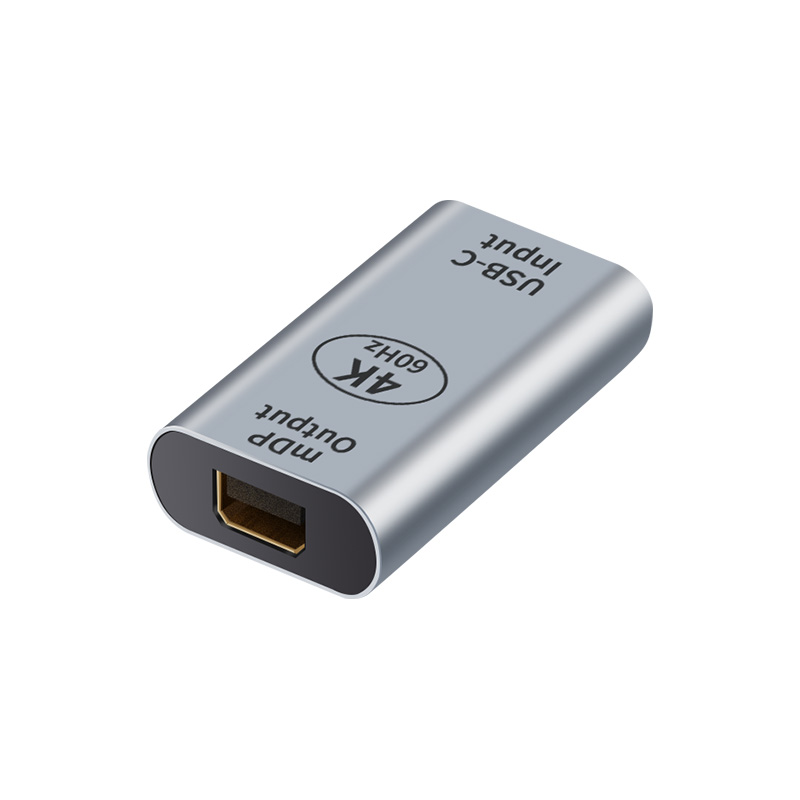 Astrotek USB-C to Mini DisplayPort Female to Female Adapter 4K@60Hz Compatible with iPad Pro, MacBook Air, Samsung Galaxy, MS Surface, Dell XPS