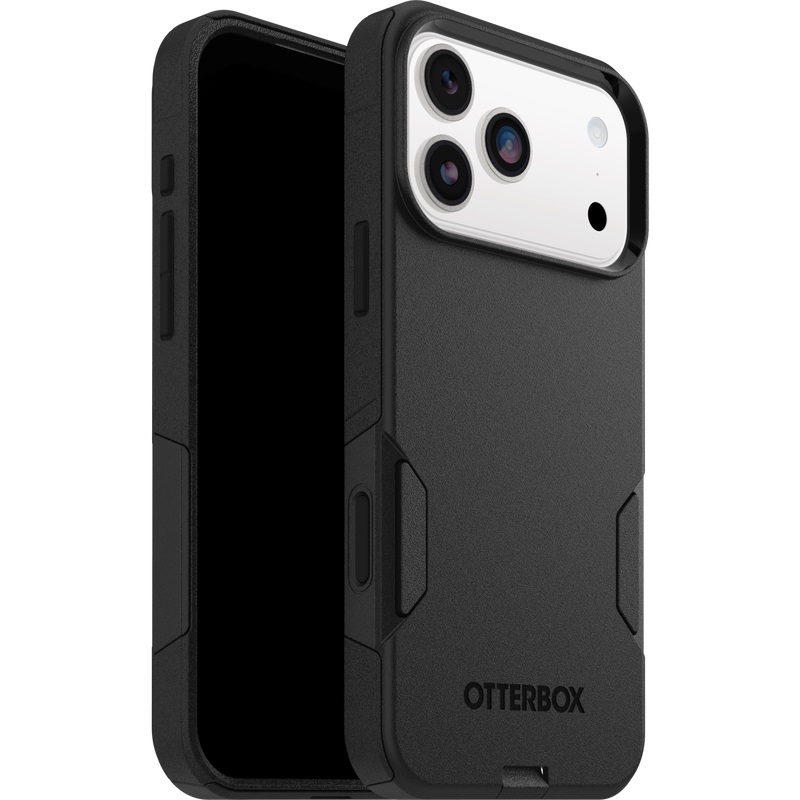 OtterBox Commuter Series Black Case for iPhone 17 Pro Max (6.9') | DROP+ Military Grade Protection, Wireless & MagSafe Compatible, Slim & Durable