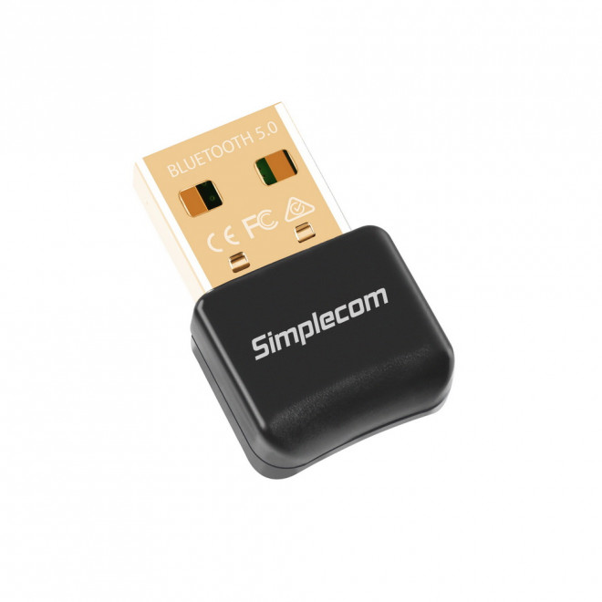 Simplecom NB409 USB Bluetooth 5.0 Adapter Wireless Dongle with 20m Range & USB 2.0 Interface