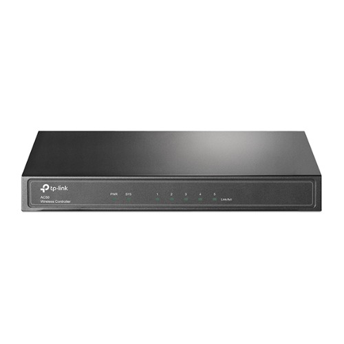 TP-Link AC50 Wireless Controller - Centralized Management for Up to 50 CAPs, 5x 10/100 Mbps Ethernet, 16 SSIDs, MAC & Portal Authentication, Dual-Link Backup