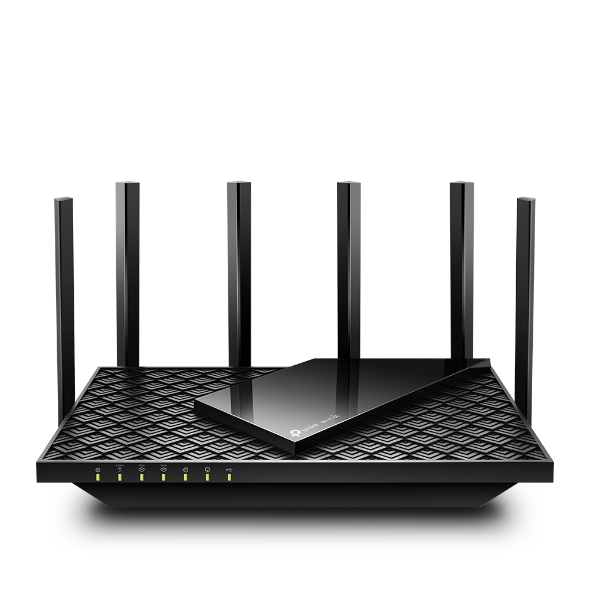 TP-Link Archer AXE75 AXE5400 Tri-Band Wi-Fi 6E Router with 1.7 GHz Quad-Core CPU & USB 3.0 - 574 Mbps at 2.4 GHz + 2402 Mbps at 5 GHz + 2402 Mbps at 6 GHz