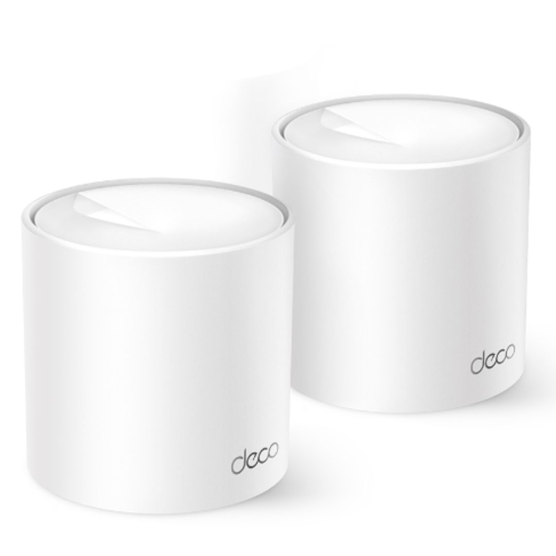 TP-Link Deco X1500 (2-pack) AX1500 Dual-Band Whole Home Mesh Wi-Fi 6 System with 1201 Mbps on 5 GHz & 300 Mbps on 2.4 GHz
