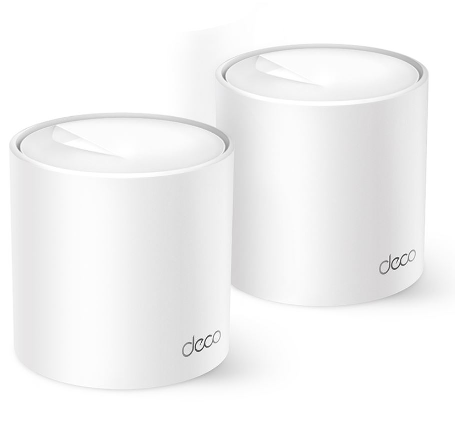 TP-Link Deco X50 Pro 2-Pack AX3000 Whole Home Mesh WiFi 6 System - Dual Band 574 Mbps (2.4 GHz) + 2402 Mbps (5 GHz), AI-Driven Mesh, 2.5 Gbps Ethernet, HomeShield Security