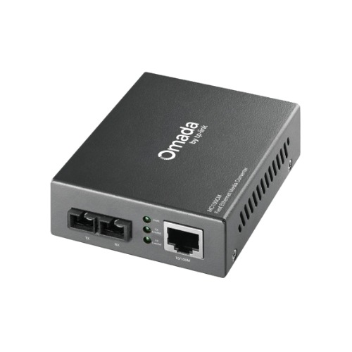 TP-Link MC100CM 10/100Mbps Multi-Mode Media Converter - IEEE 802.3u, 1310nm SC-Type, 2km Fiber to RJ45 Converter