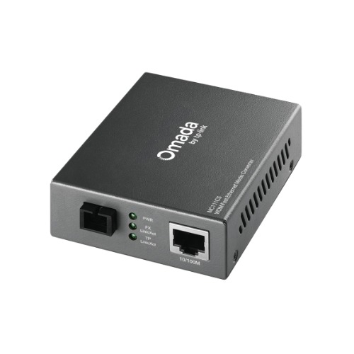 TP-Link MC111CS 10/100Mbps Single-Mode SC WDM Media Converter with Link Fault Passthrough, 20km Range, 100Base-TX to 100Base-FX