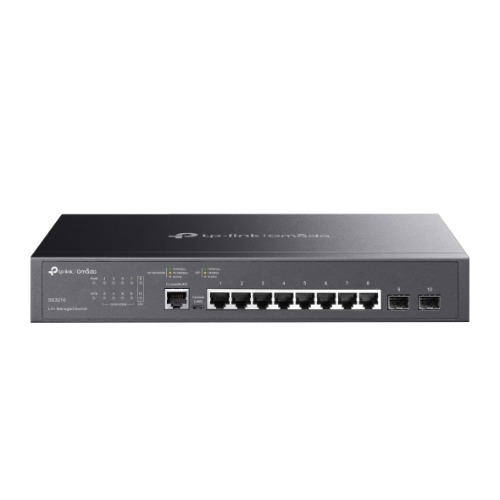 TP-Link Omada SG3210 JetStream 8-Port Gigabit L2+ Managed Switch with 2 SFP Slots, Fanless, 20Gbps Capacity, VLAN, ACL, QoS
