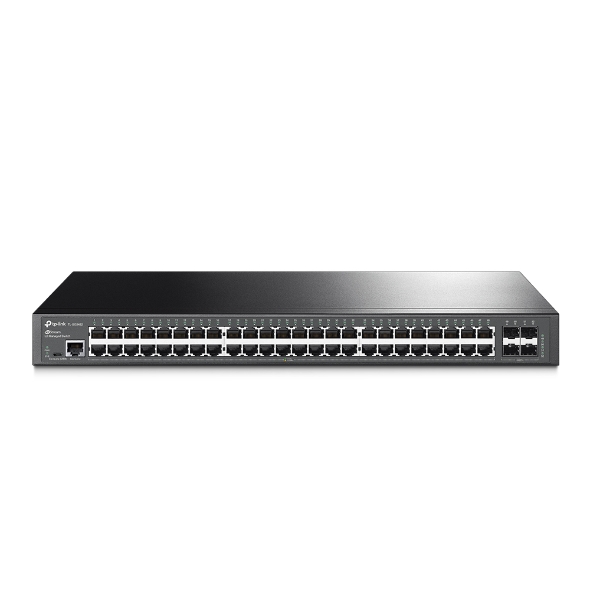 TP-Link Omada SG3452 48-Port Gigabit L2+ Managed Switch with 4 SFP Slots, Centralized Cloud Management & Static Routing