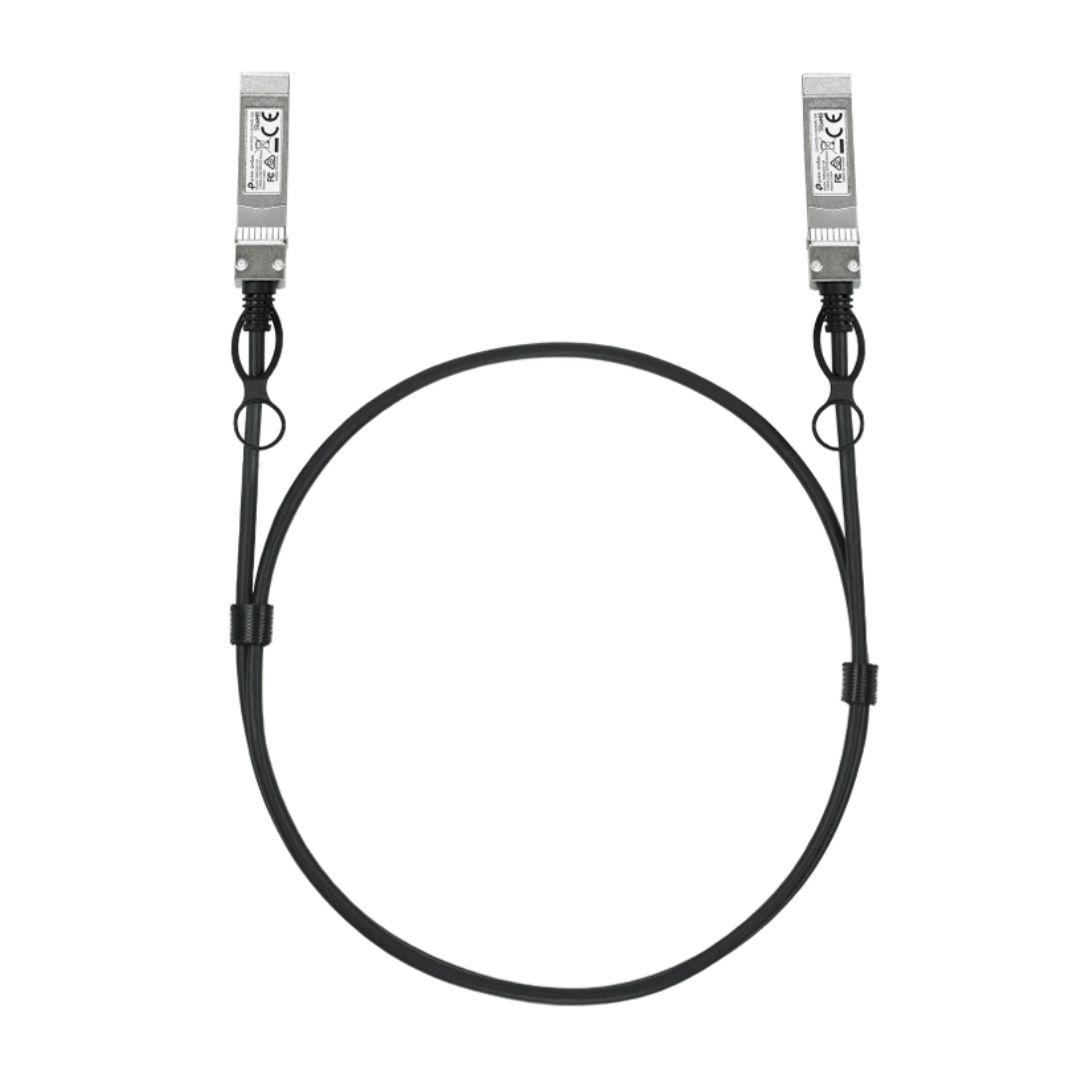 TP-Link SM6220-1M Omada 1 Meter 25G SFP28 Direct Attach Cable - High-Speed 25Gbps Twin-Ax with SFP28 Connectors