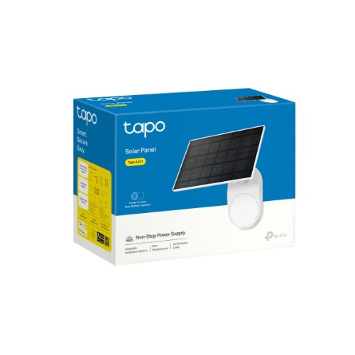 TP-Link Tapo A201 Solar Panel 2.5W IP65 Weatherproof USB Type-C Charger Compatible with Tapo Battery Cameras C400 C410 C420