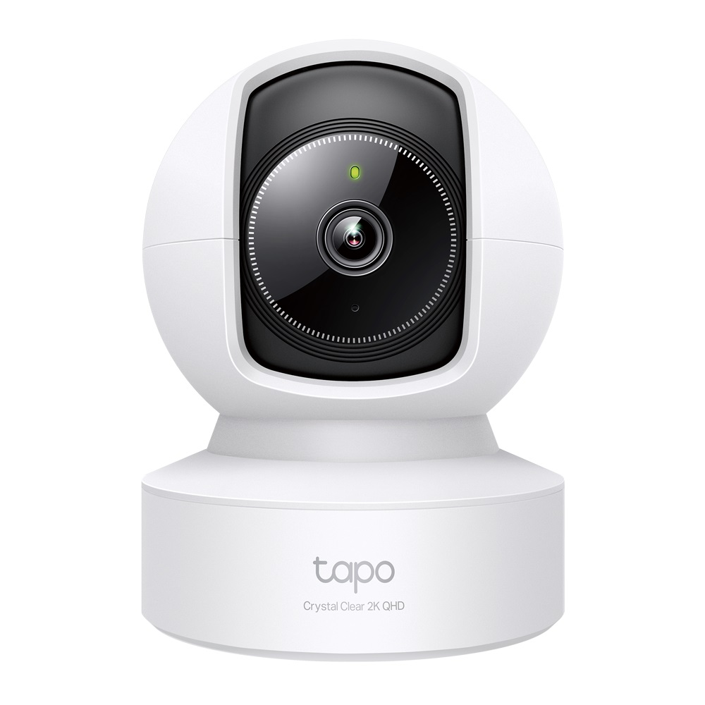 TP-Link Tapo C222 Pan Tilt 2K QHD Indoor Wi-Fi Security Camera with AI Detection, Night Vision, Two-Way Audio, 512GB microSD Support