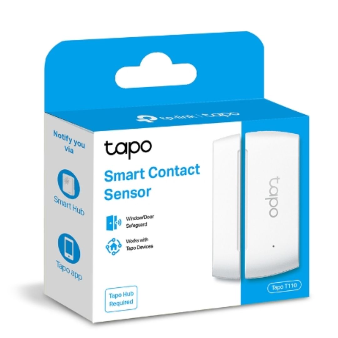 TP-Link Tapo T110 Smart Contact Sensor for Windows & Doors - Instant App Notifications, Smart Actions, Easy Installation