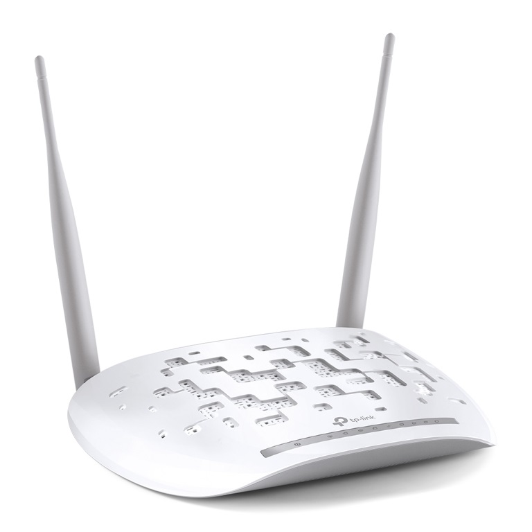 TP-Link TD-W9970 N300 Wireless VDSL/ADSL Modem Router with 300Mbps Wi-Fi, 4x100Mbps LAN, RJ11, USB 2.0, Dual 5dBi Antennas