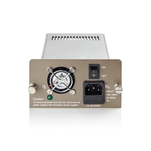 TP-Link TL-MCRP100 Redundant Power Supply Module for TL-MC1400 Media Converter, 100-240V AC Input, 102W Output with Over-voltage and Short Circuit Protection