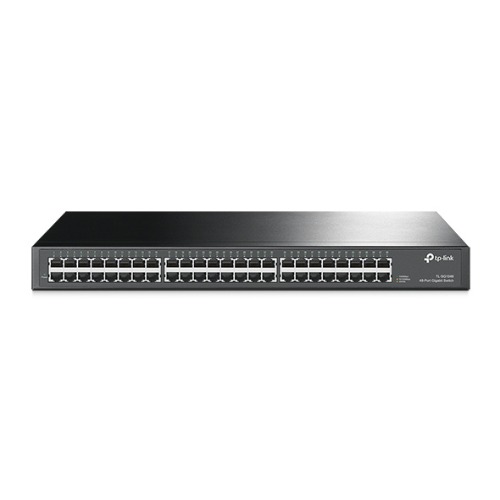 TP-Link TL-SG1048 48-Port Gigabit Rackmount Switch 96Gbps High Performance 19-inch Steel Case with Energy-Efficient Technology and IEEE 802.3x Flow Control