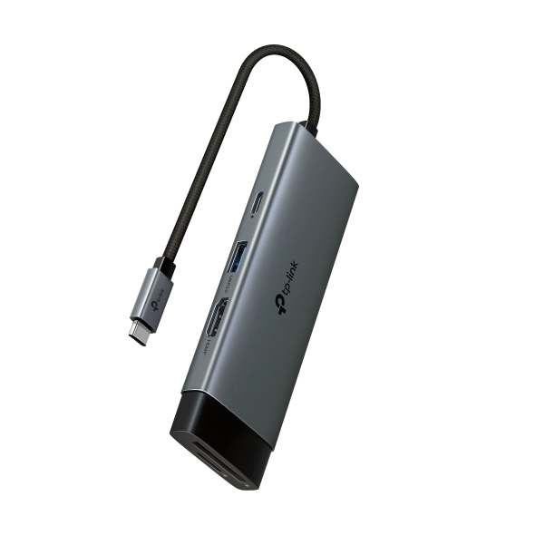 TP-Link UH7021C USB Type-C 7-in-1 Hub with 4K@60Hz HDMI, 100W Power Delivery & 5 Gbps USB 3.0 Data Transfer