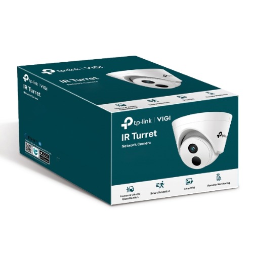 TP-Link VIGI 4MP C440I IR Turret Network Camera with 4mm Lens, Smart Detection, Corridor Mode & PoE Support