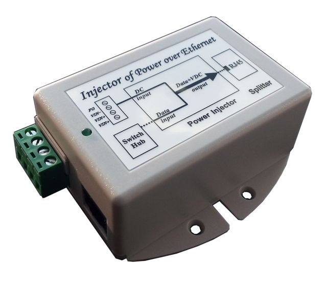 Tycon Power TP-DCDC-1224 DC to DC Converter 9-36V Input, 24V 19W Passive PoE Injector for 12V/24V Battery Systems, High Temp Operation