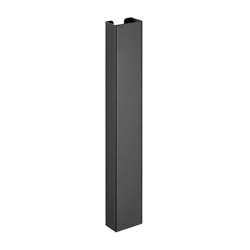 Brateck CC11-5-B Magnetic Cable Management Channel 350 x 32 x 50 mm - Black Powder-Coated Steel Organizer