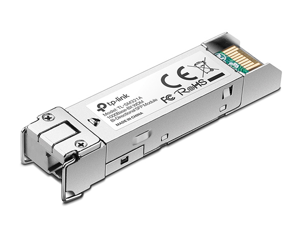 TP-Link TL-SM321A-2 1000Base-BX WDM Bi-Directional SFP Module TX 1550nm RX 1310nm 2KM LC Simplex Fiber Transceiver