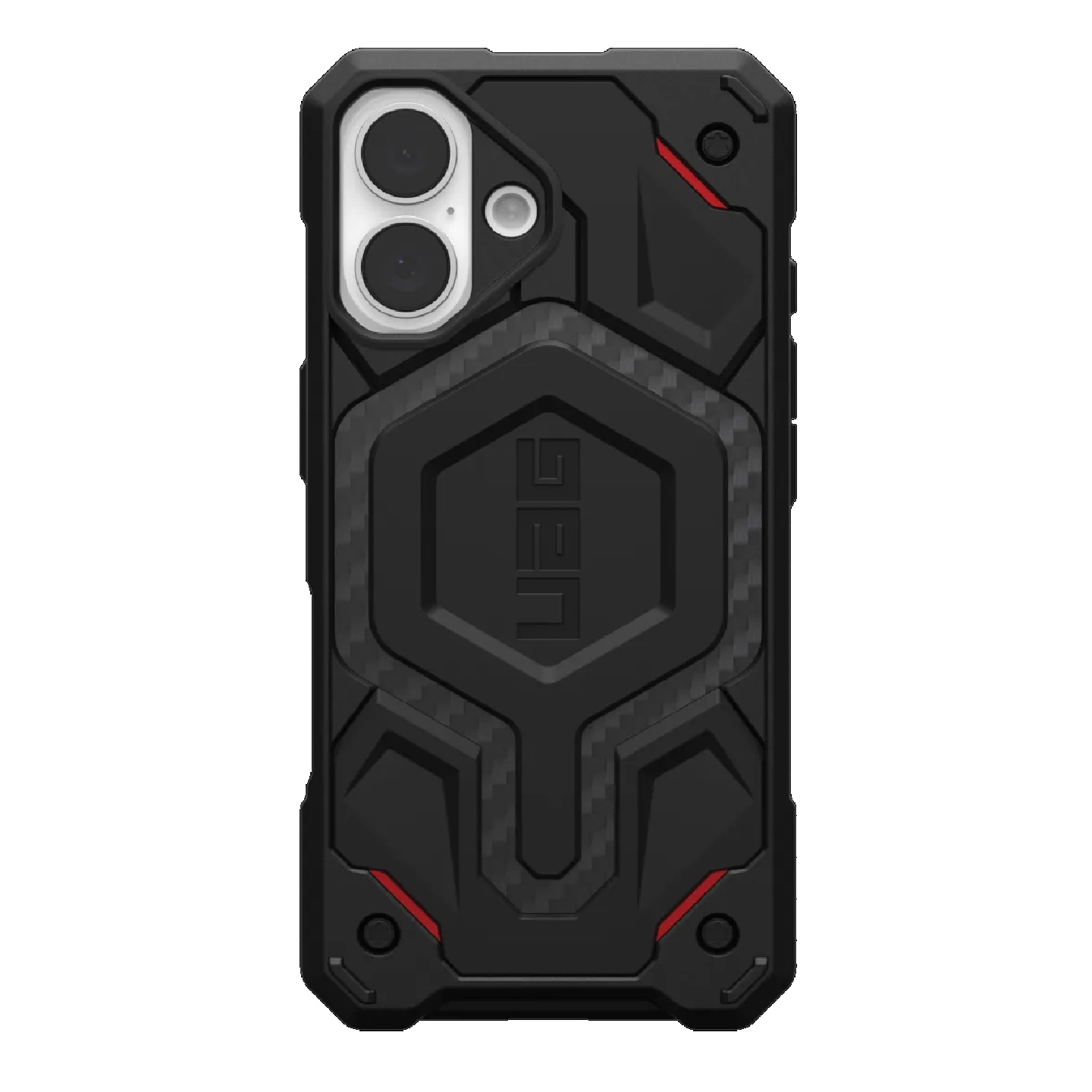 UAG Monarch Pro MagSafe Kevlar Rugged Case for Apple iPhone 16 (6.1") - 25ft Drop Protection, 10-Year Warranty, Kevlar Black