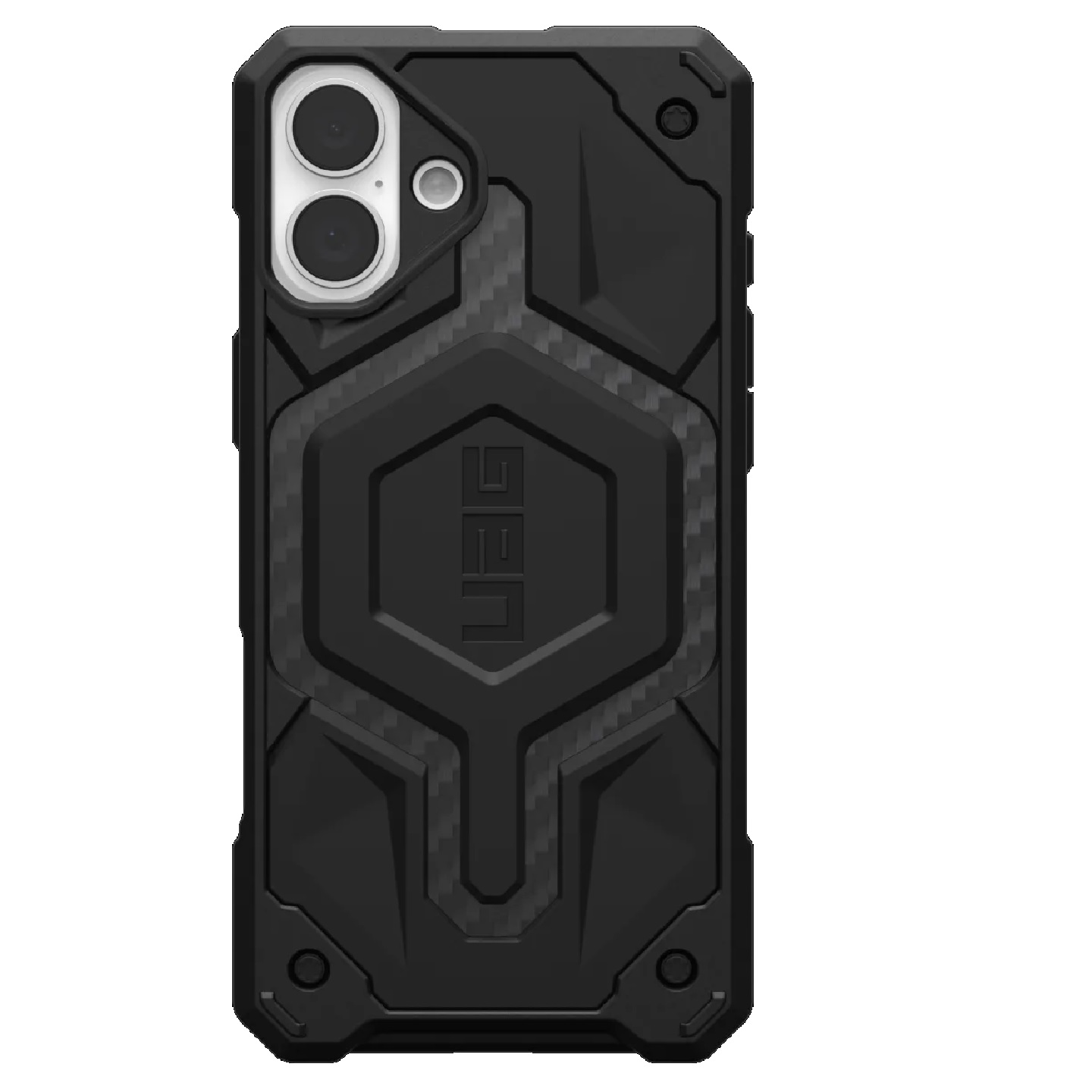 UAG Monarch Pro MagSafe Rugged Case for Apple iPhone 16 Plus 6.7" Carbon Fiber, 25ft Drop Protection