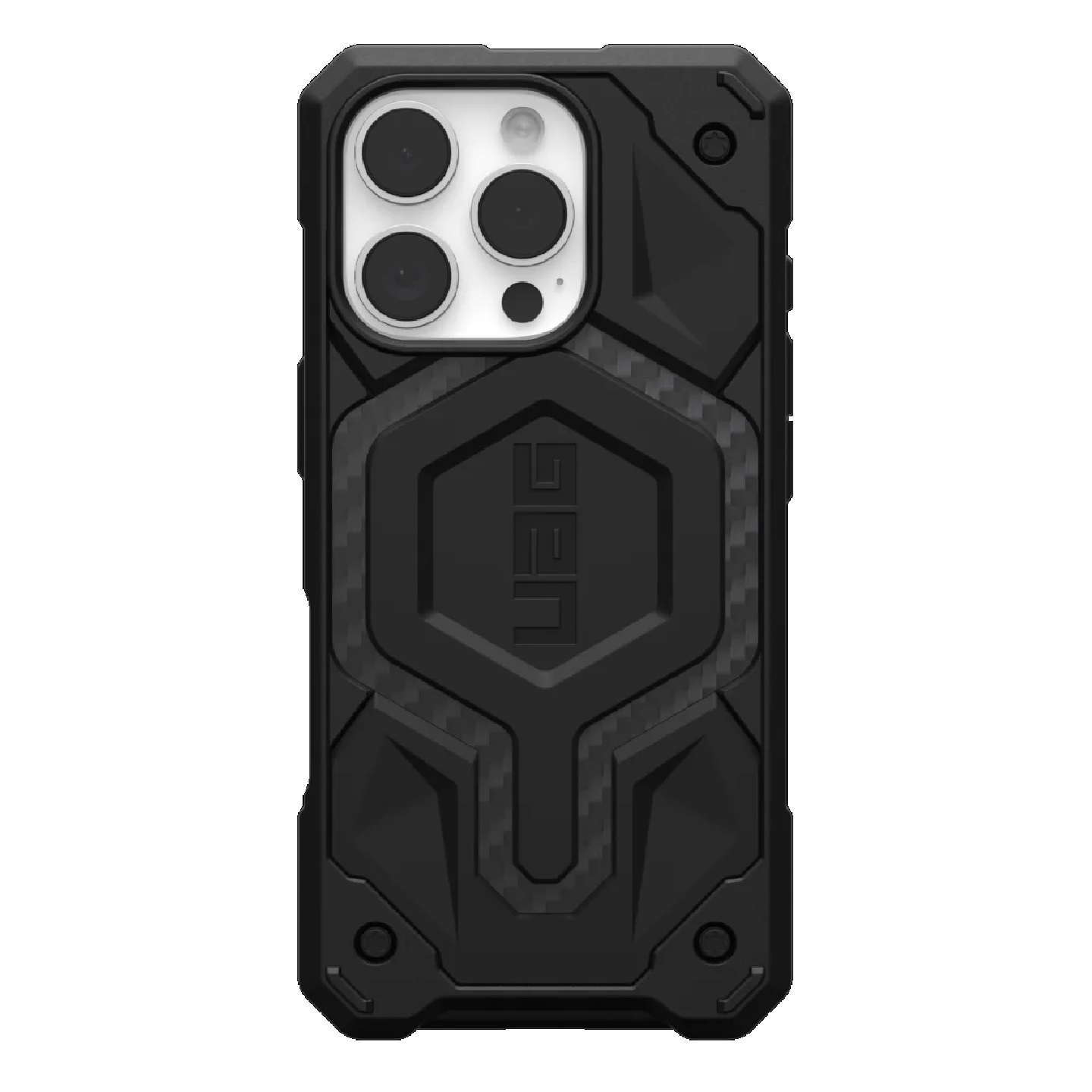 UAG Monarch Pro Rugged Case for Apple iPhone 16 Pro (6.3") - Carbon Fiber, 25ft Drop Protection, MagSafe Compatible, 10-Year Warranty