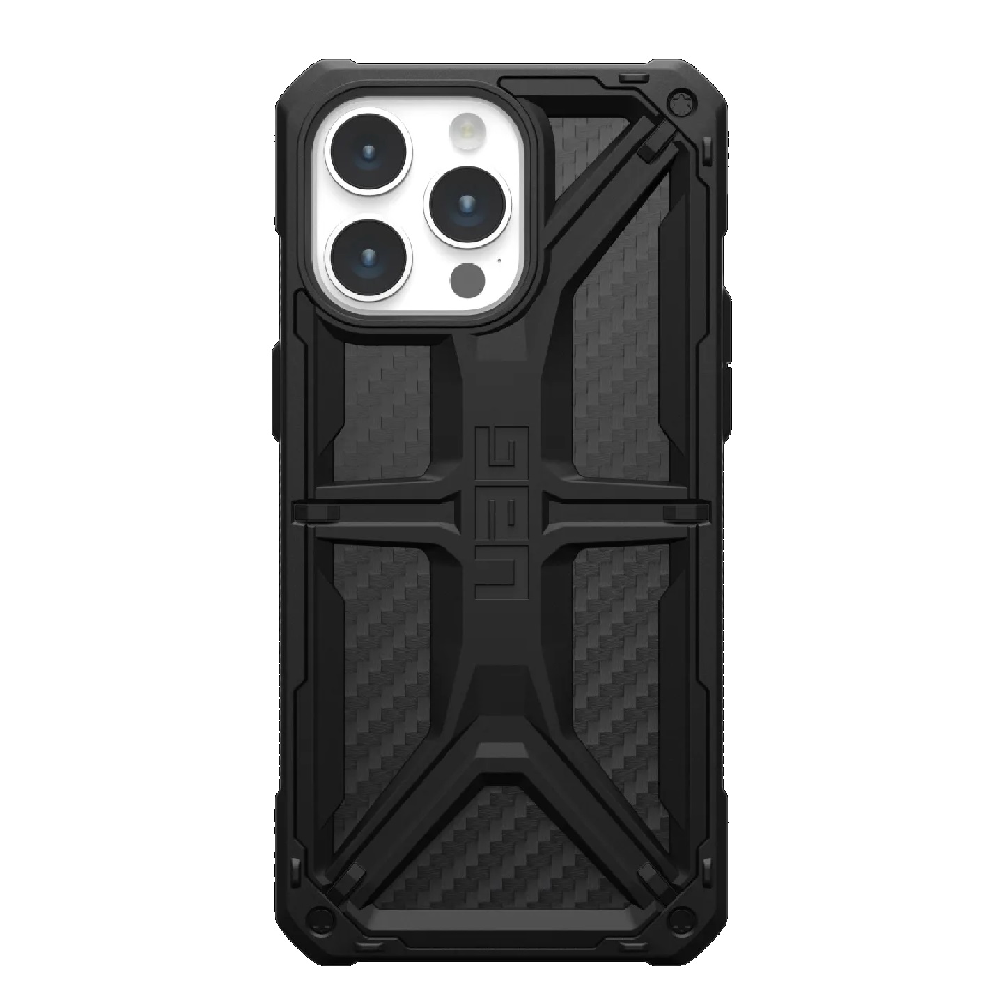 UAG Monarch Rugged Case for Apple iPhone 15 Pro Max 6.7" - Forged Carbon Fiber, 25ft Drop Protection, MagSafe Compatible, Tactical Grip, 10 Year Warranty