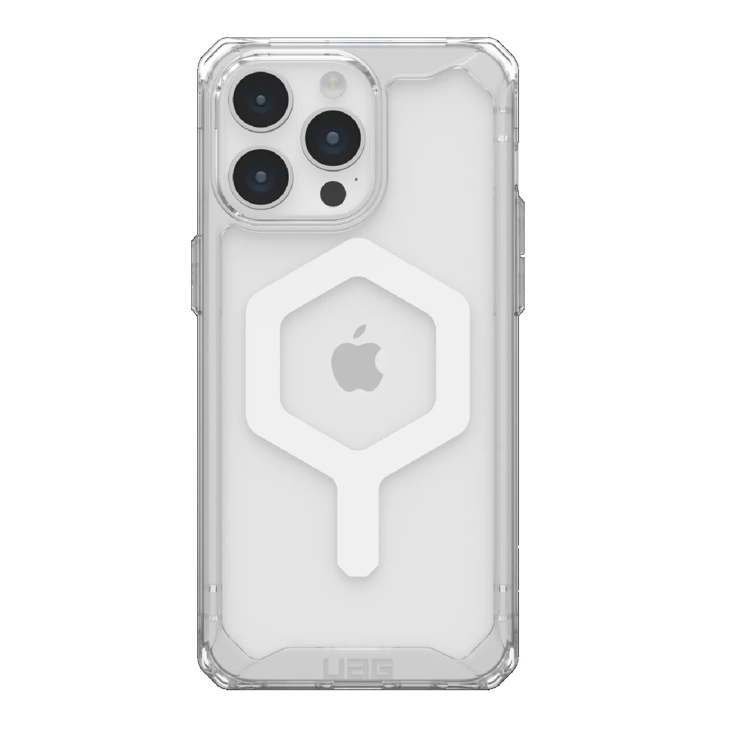 UAG Plyo MagSafe Rugged Case for Apple iPhone 15 Pro Max (6.7") – 16ft Drop Protection, Ice/White, Lightweight Armor with MagSafe Compatibility