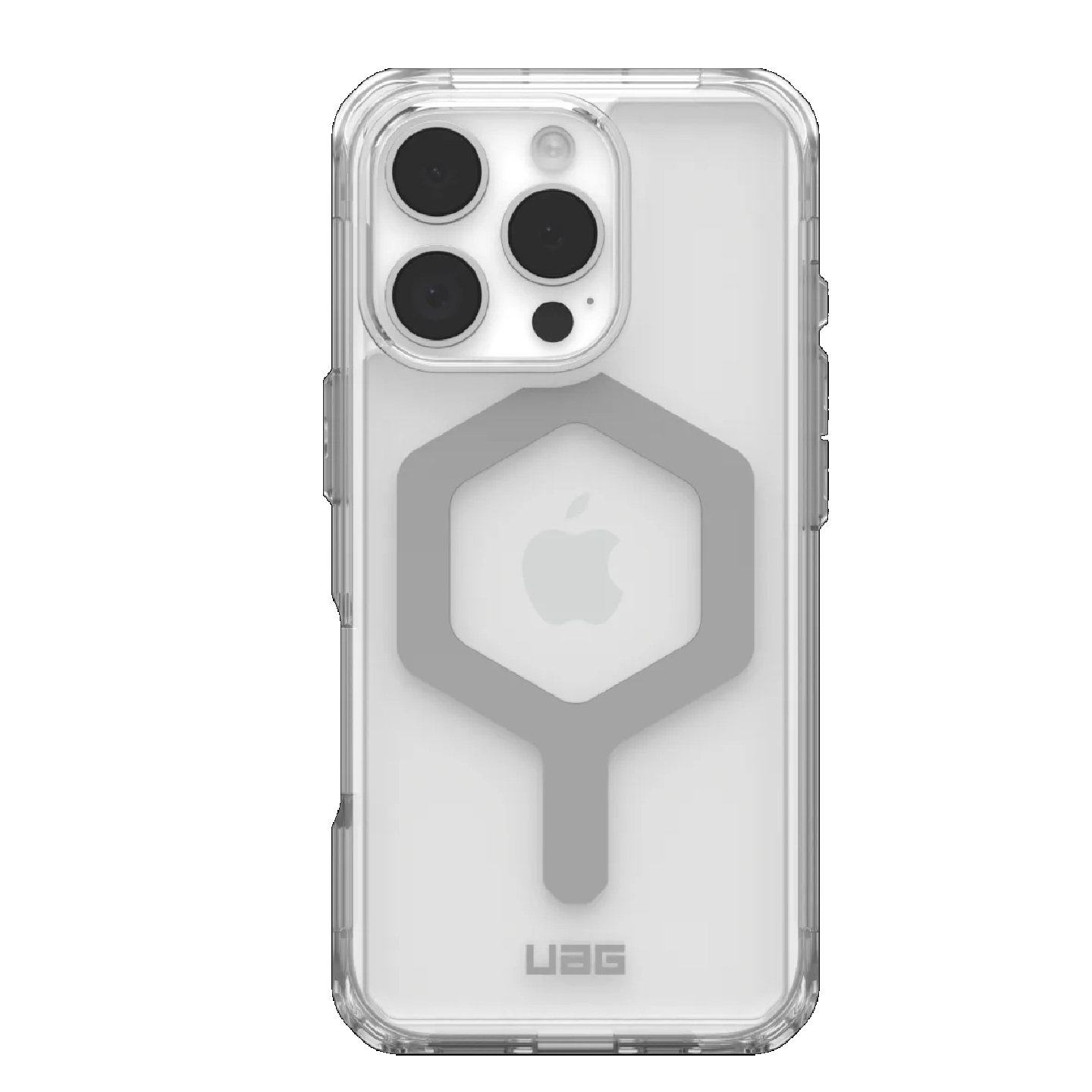 UAG Plyo MagSafe Rugged Case for Apple iPhone 16 Pro 6.3" - Ice/Silver, 16ft Drop Protection, Armored Shell, 10-Year Warranty