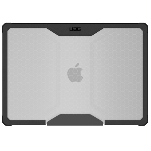 UAG Plyo Rugged Case for Apple MacBook Air 15-inch (M2/M3) – Ice/Black, Military Drop-Test Certified, Armor Shell, 10-Year Warranty