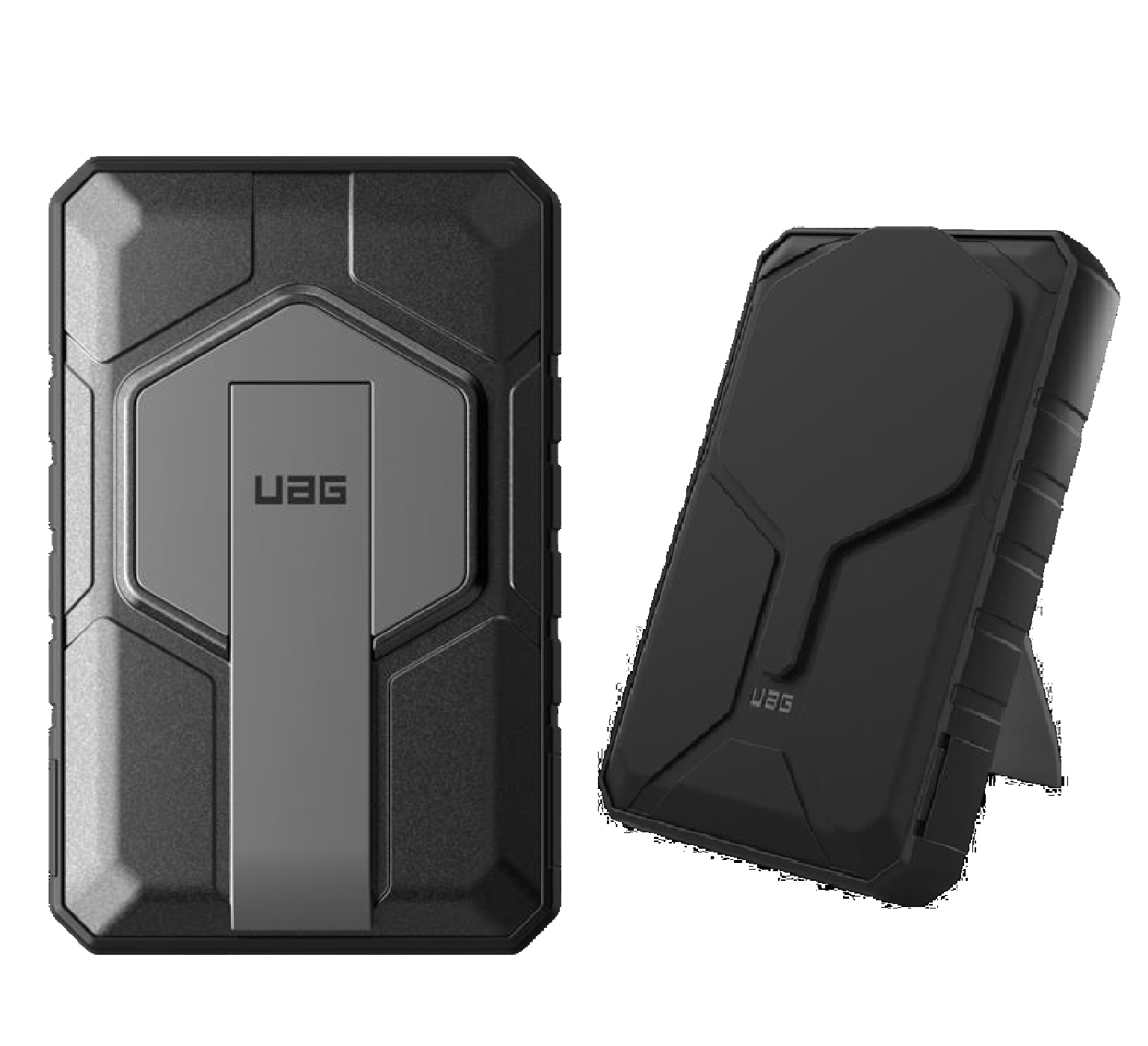 UAG Rugged Wireless Power Bank 10,000mAh with Stand, 20W USB-C, 10W Wireless Charging, MagSafe Compatible, IPX6 Water Resistant