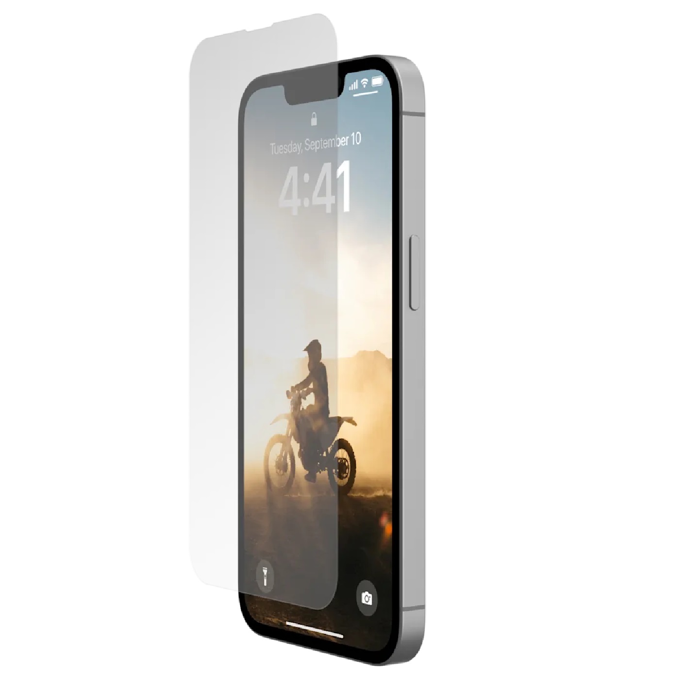 UAG Shield Clear Tempered Glass Screen Protector for iPhone 16E 6.1" – Scratch Resistant, Anti-Fingerprint, Case-Friendly with Installation Kit