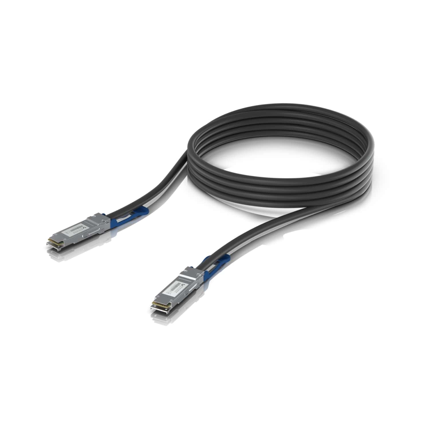 Ubiquiti 100G QSFP28 Direct Attach Cable 3m - High-Speed 100Gbps Twinax Cable with PVC Jacket
