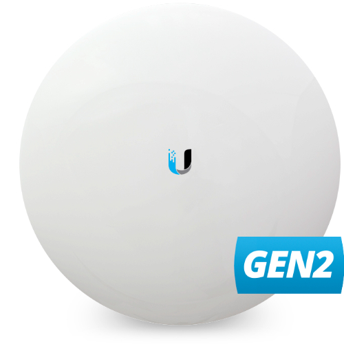 Ubiquiti airMAX NanoBeam 5AC Gen2 - Compact 5 GHz WiFi Bridge, 19 dBi Antenna, 10+ km Range, 450+ Mbps Throughput, Outdoor PoE, UISP-Ready