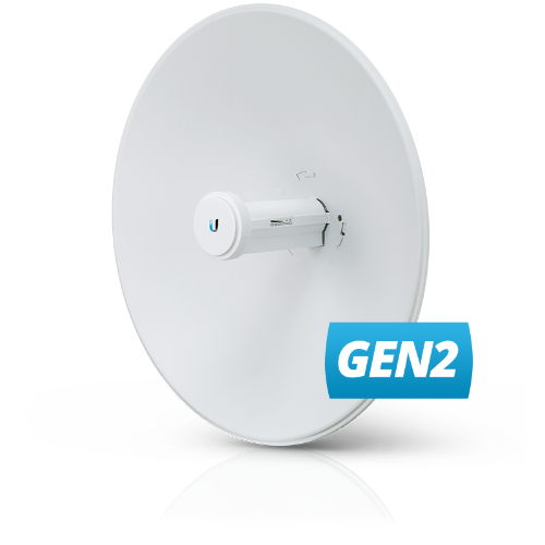 Ubiquiti Airmax PowerBeam 5AC-Gen2 5 GHz Point-to-Point Bridge, Integrated 25 dBi Dish Reflector, 450+ Mbps Throughput, 15+ km Range