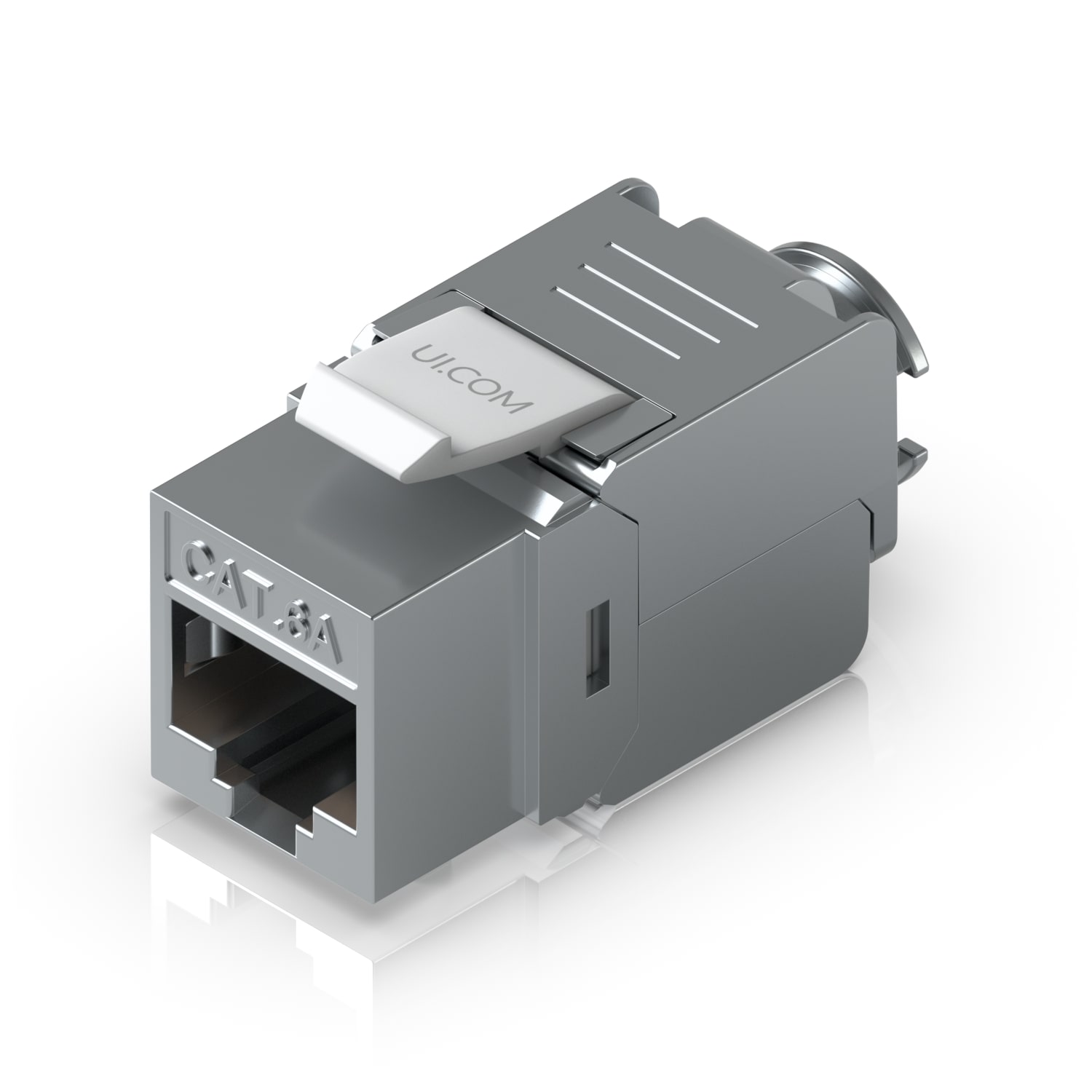 Ubiquiti Cat6A Toolless Keystone Jack 12-Pack | Easy Snap-In Termination for Cat6A Ethernet Without Punch-Down or Crimping Tools