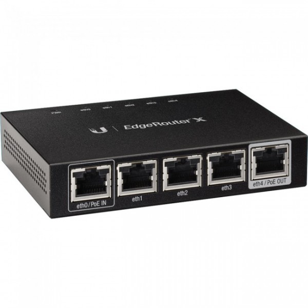 Ubiquiti EdgeRouter X ER-X - Advanced Dual-Core 880MHz Gigabit Ethernet Router with 5 Ports & Passive PoE Support