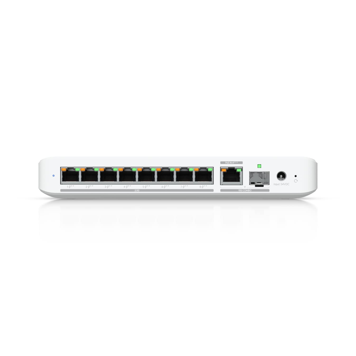 Ubiquiti Flex 2.5G PoE 8-Port 2.5 GbE PoE++ Switch with 10 GbE RJ45/SFP+ Uplink, PoE+++ or AC Powered