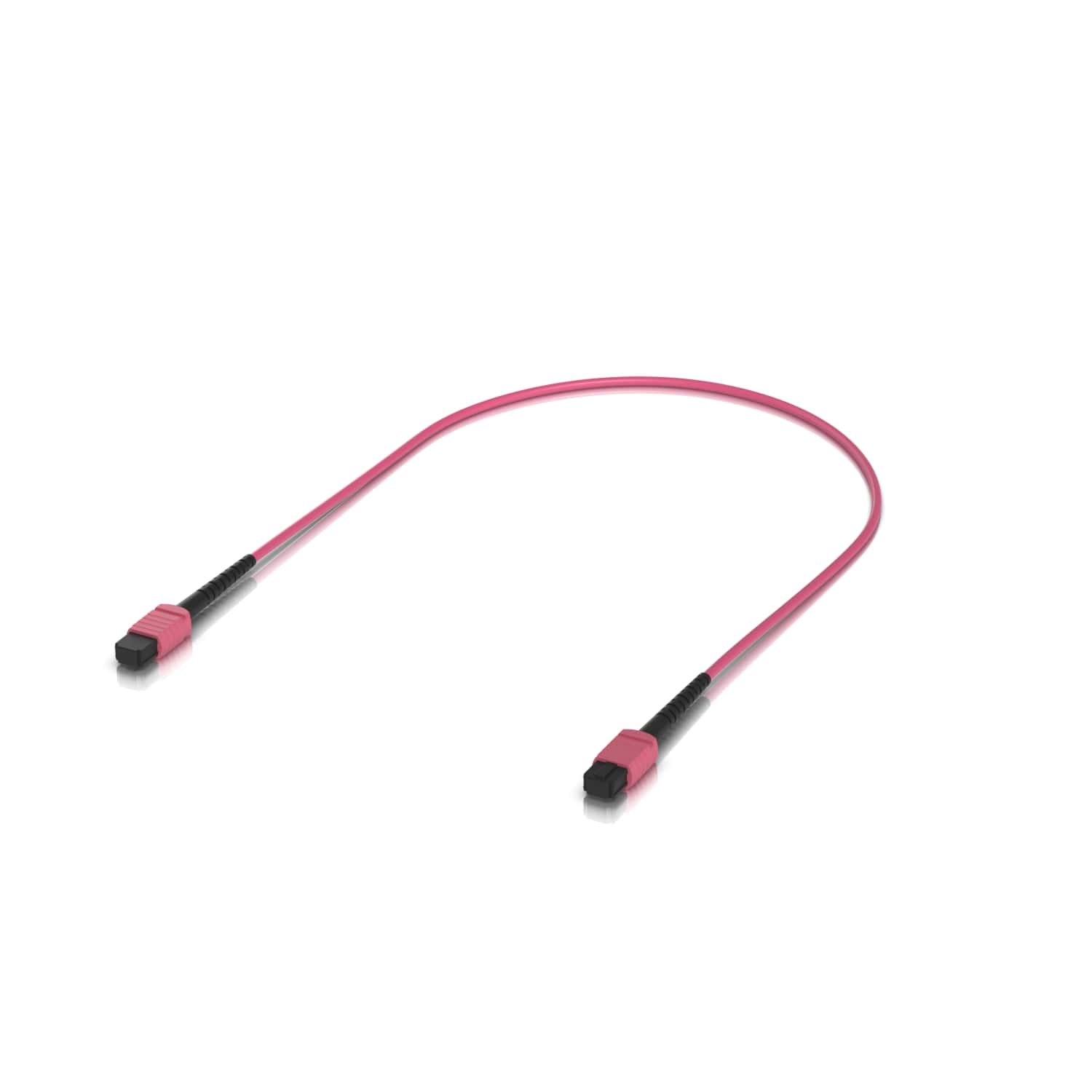 Ubiquiti Indoor OM4 Multi-mode Fiber Patch Cable 0.5M with MPO-12 Type B UPC Connectors for 100G High-Speed Networks