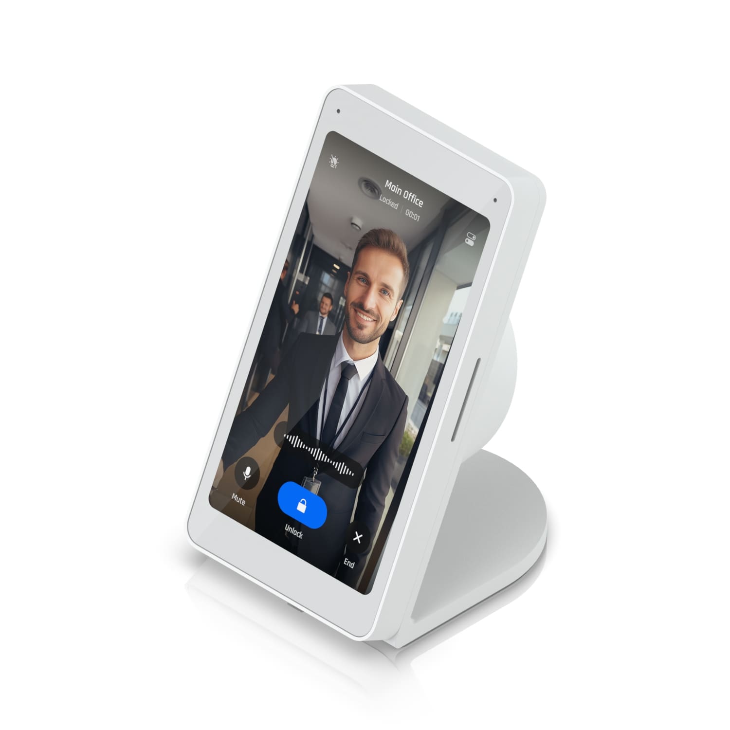 Ubiquiti Intercom Viewer Table Stand Metal Aluminum Alloy Freestanding Mount for UniFi Access Intercom Viewer