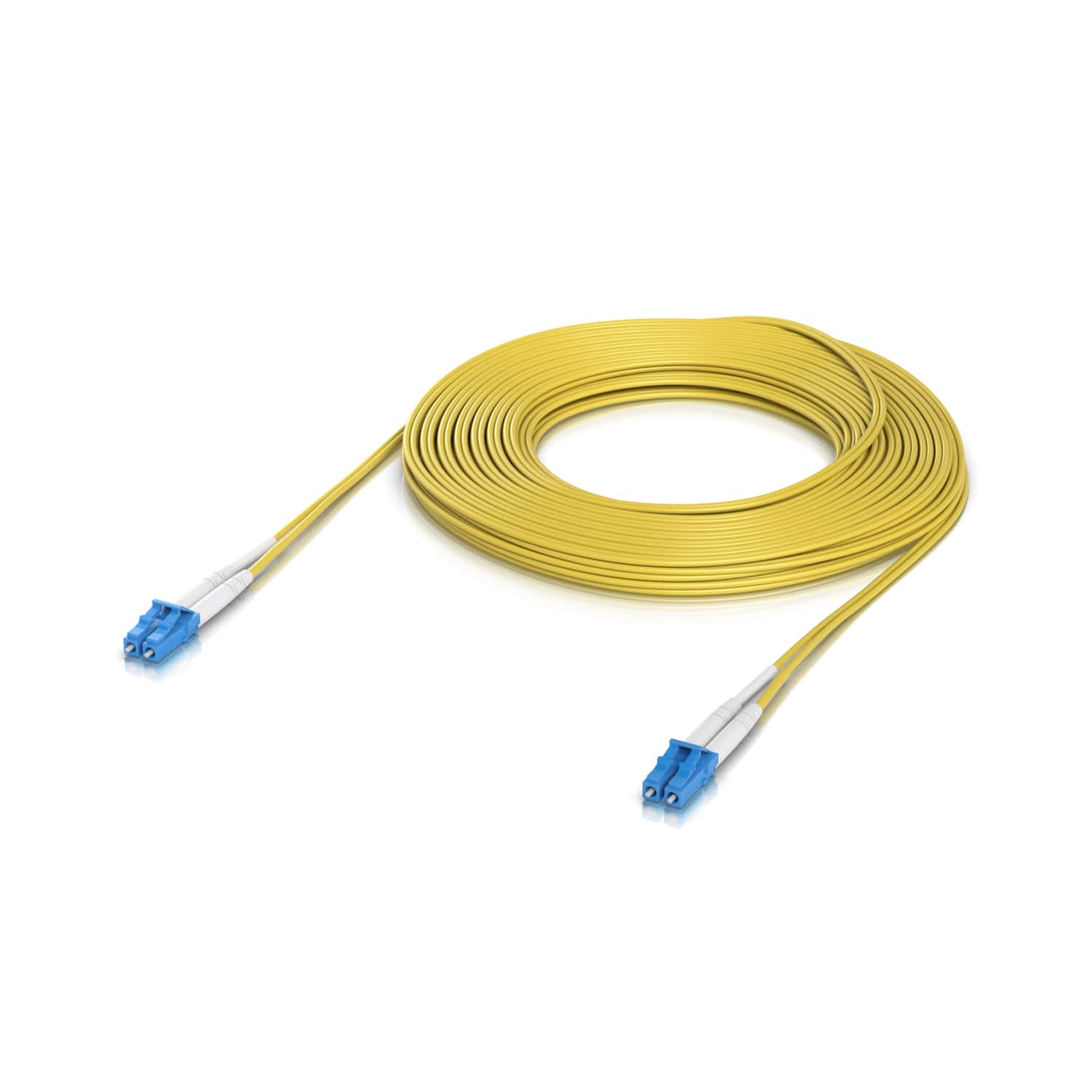 Ubiquiti OS2 Duplex LC UPC Fiber Patch Cable 15M - Lightweight Single-Mode Fiber for Up to 100G Connections