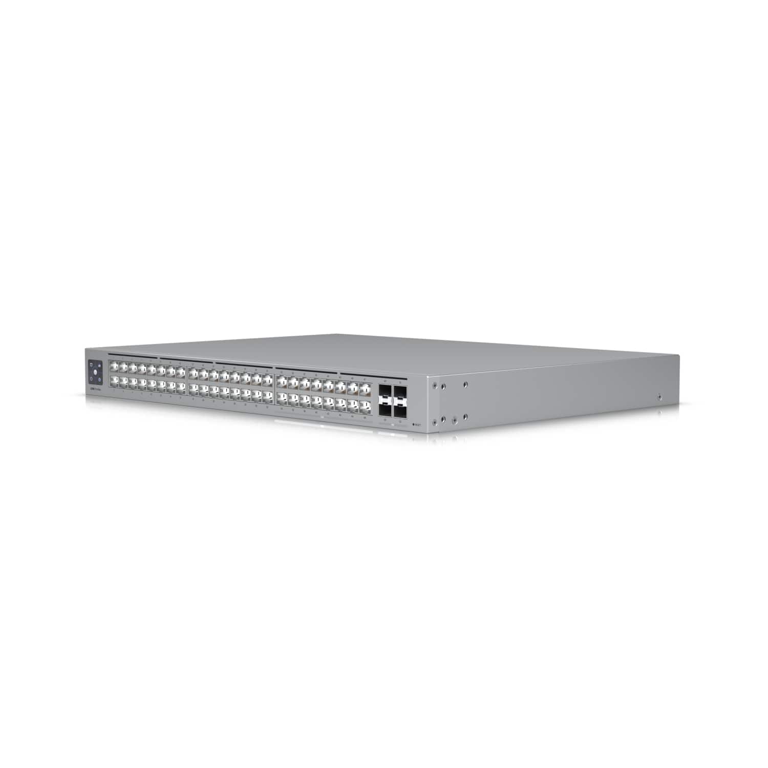 Ubiquiti Pro Max 48 Layer 3 Etherlighting Switch | 16x 2.5 GbE RJ45, 32x 1 GbE RJ45, 4x 10G SFP+ Ports | 112 Gbps Throughput | Managed UniFi Network Switch