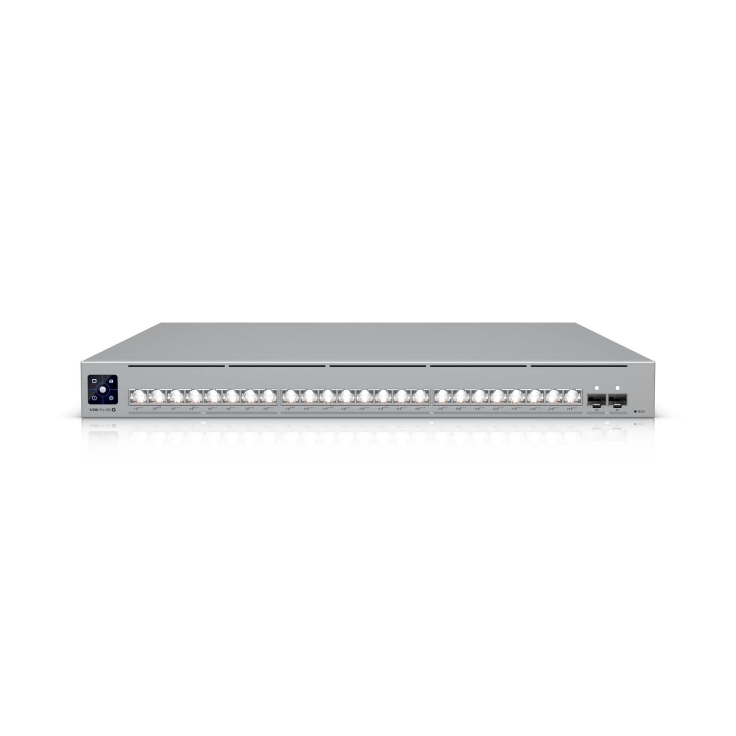 Ubiquiti Pro XG 24 PoE - Professional 24-Port Layer 3 Etherlighting PoE+++ Switch with 16x10GbE, 8x2.5GbE & 2x25G SFP28 Ports, 720W PoE