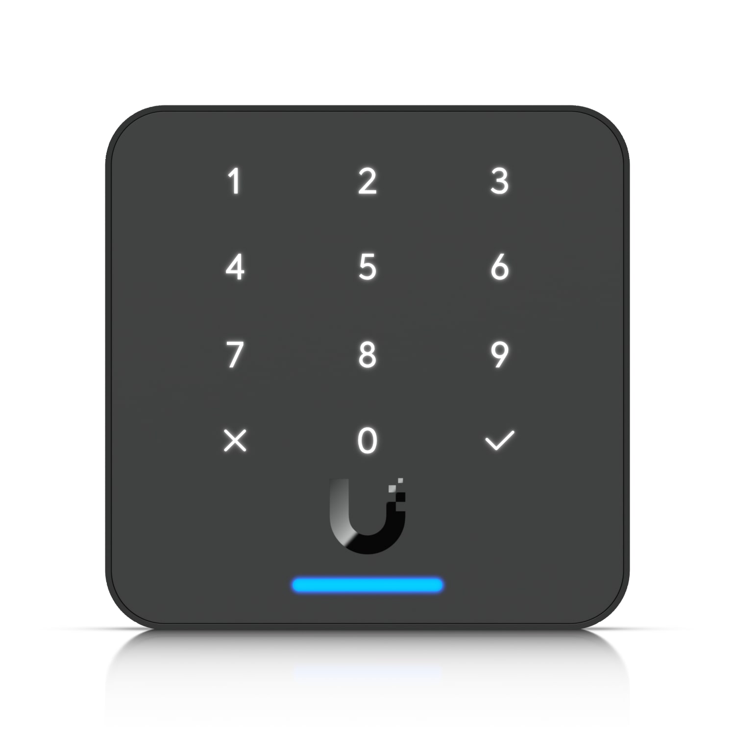 Ubiquiti Reader Flex UA-G3-Flex Black - Third-Gen NFC Card Reader with Keypad, Apple Touch Pass, IP55 Weatherproof, PoE Powered